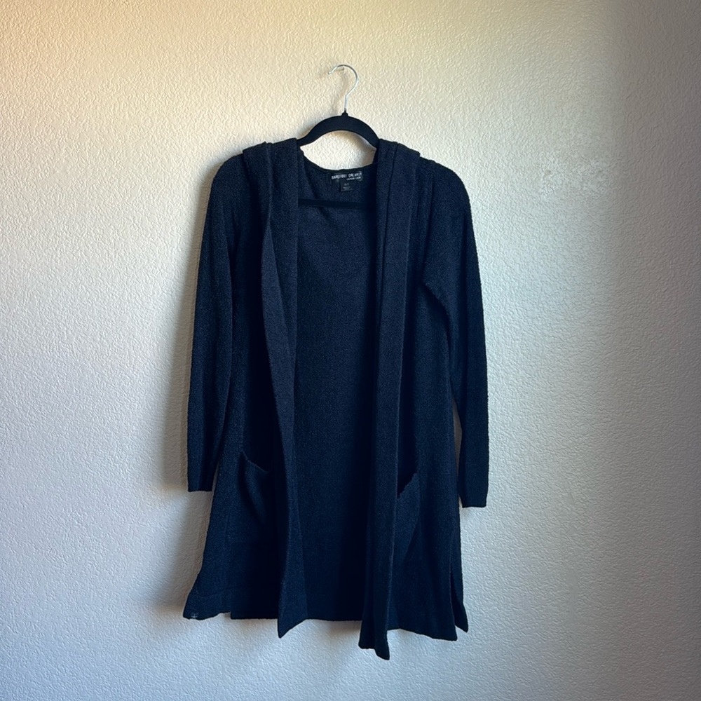 Barefoot dreams oversized fit open hooded sweater